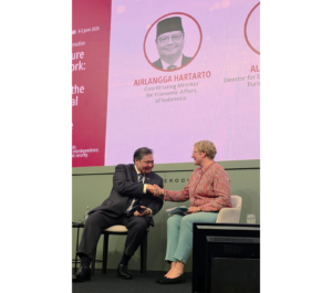 Dalam Brussels Economic Security Forum (BESF), Menko Airlangga Bicara Pembangunan Kembali Arsitektur Ekonomi Internasional