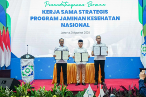 Kemensos-BPJS Kesehatan Tandatangani MoU Integrasi Data Penerima Bansos PBI JK